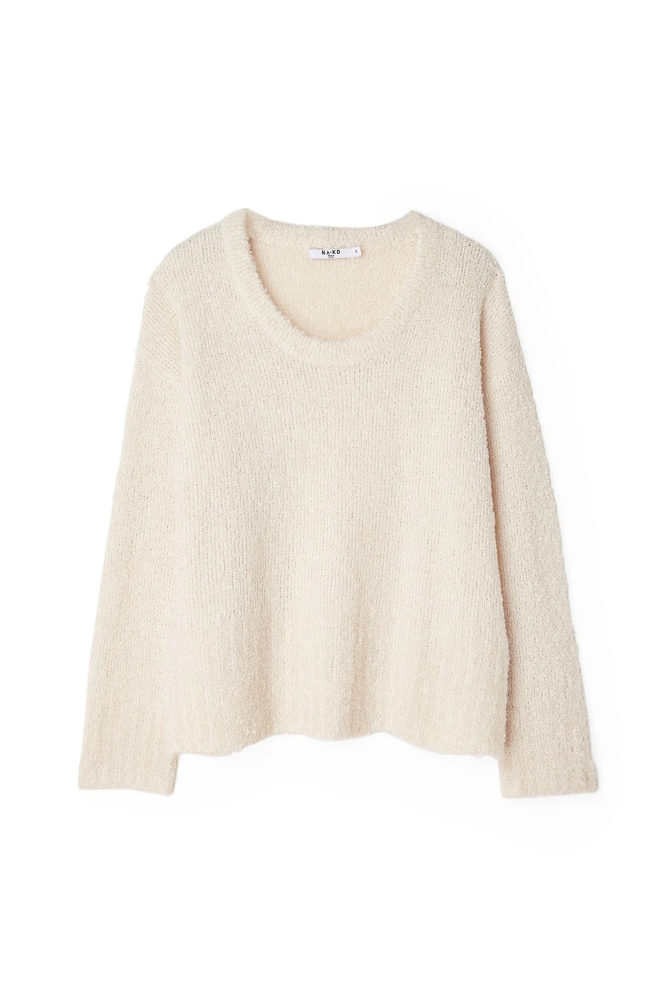 Strickpullover mit rundem Ausschnitt