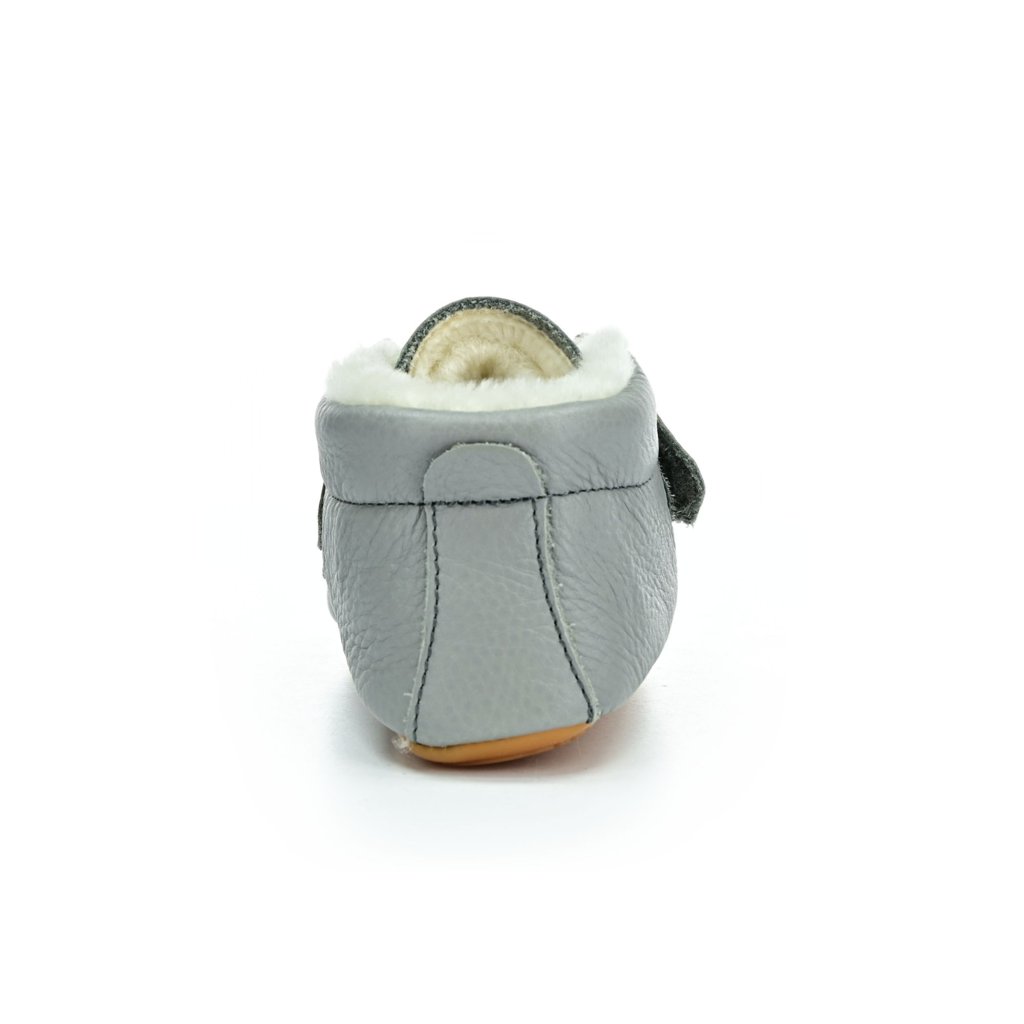 Froddo Light Grey G1130013-8 (Prewalkers Furry) hellgraue Winter-Lauflernschuhe