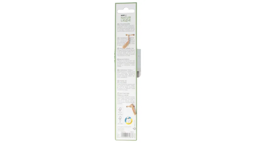 BODY&SOUL Frisierkamm Medium Naturliebe Bambusholz