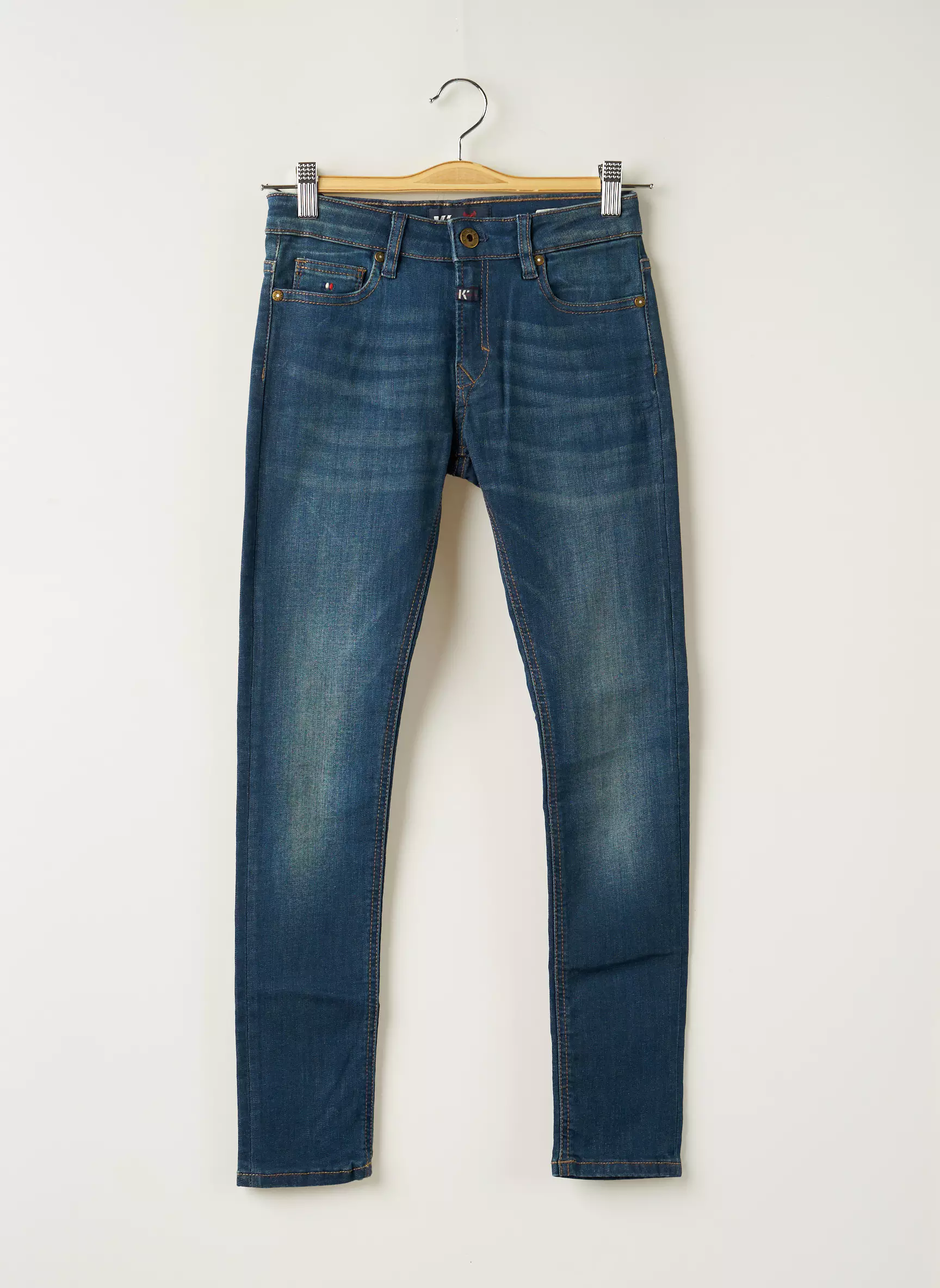 Kaporal Jeans Coupe Slim Garcon couleur bleu