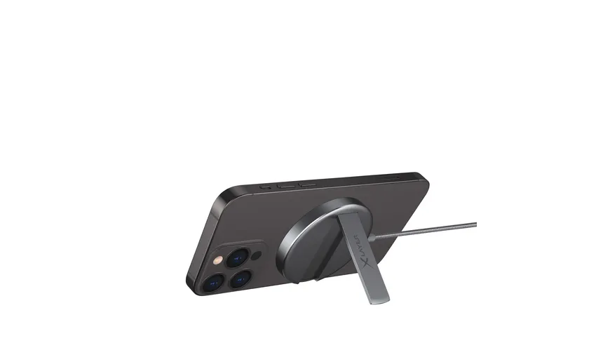 XLayer MagFix Pro Wireless Charging Stand magnetisch 15W Space Grey