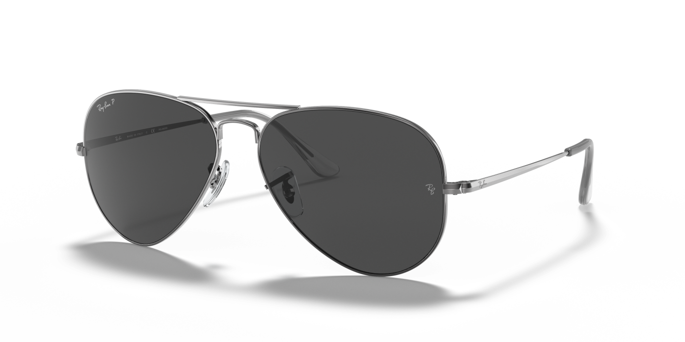 AVIATOR METAL II - Lucido Gunmetal Nero