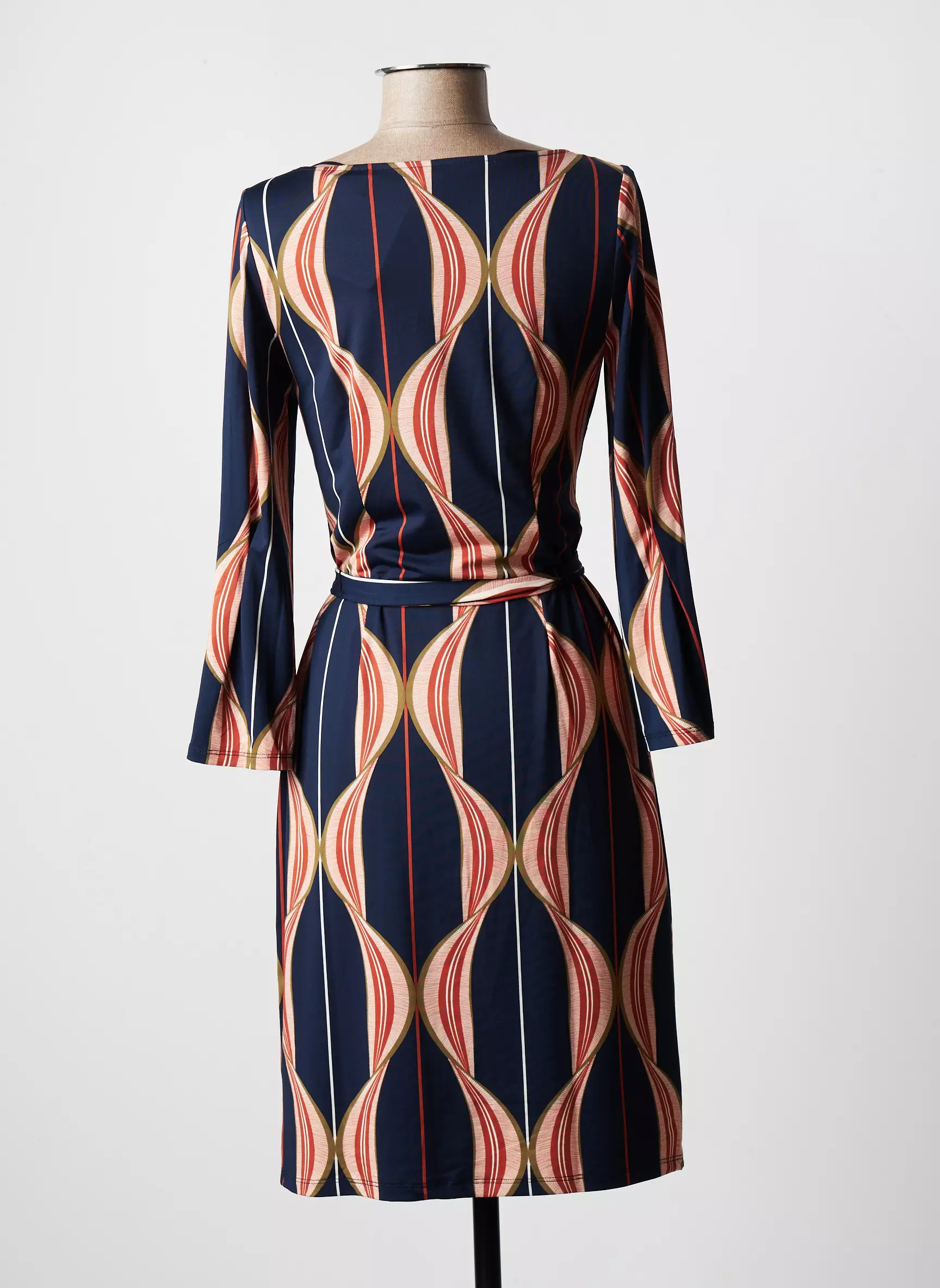 K Design Robes Mi Longues Femme couleur bleu