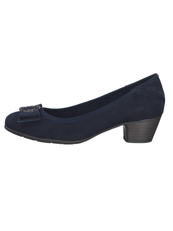 s.Oliver Pumps in Dunkelblau günstig kaufen
