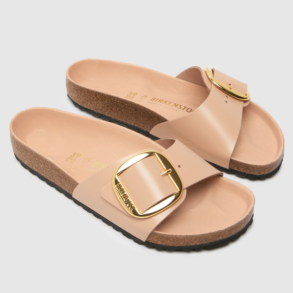BIRKENSTOCK – Madrid – Beige sandaler med stort spänne