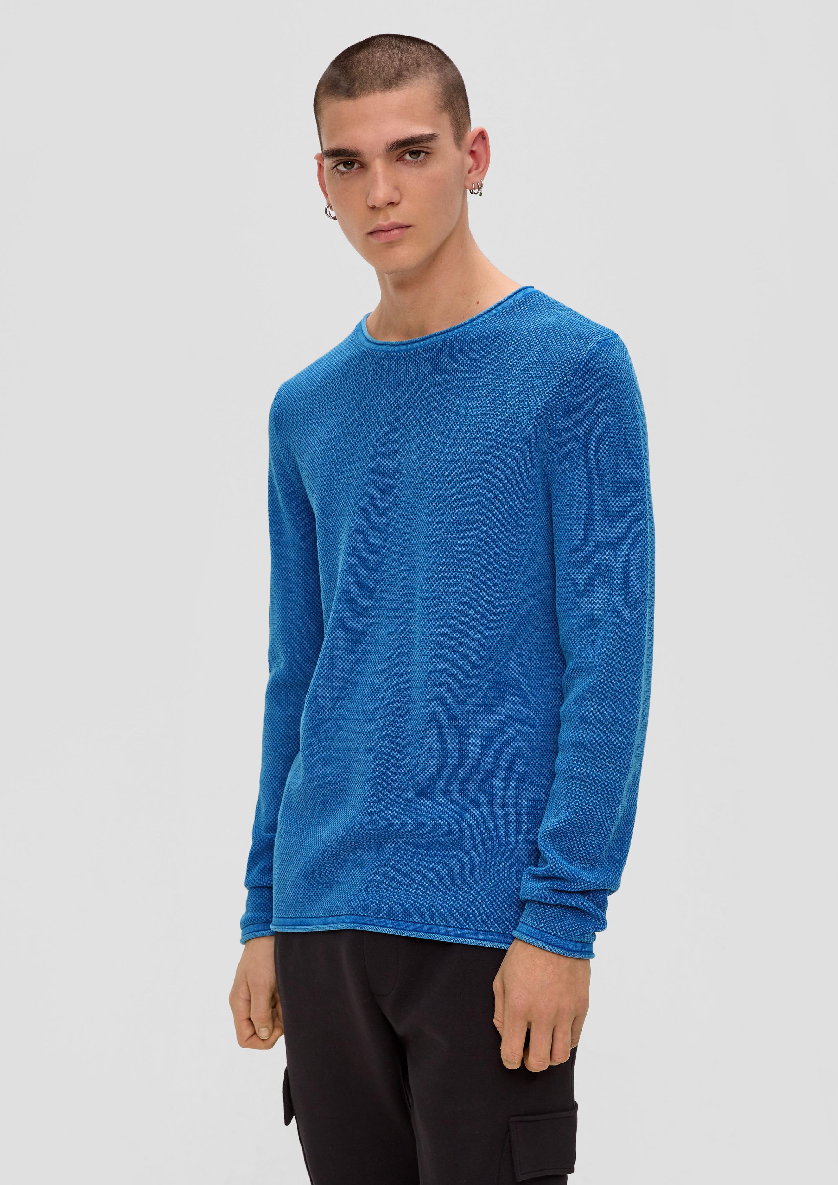 Leichter Strickpullover mit Musterstruktur  2138702-5539