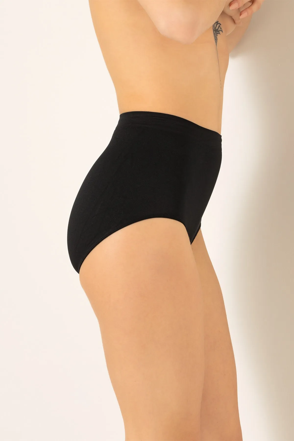 Doremi  Nahtloser, nahtloser Slip für Damen mit hoher Taille