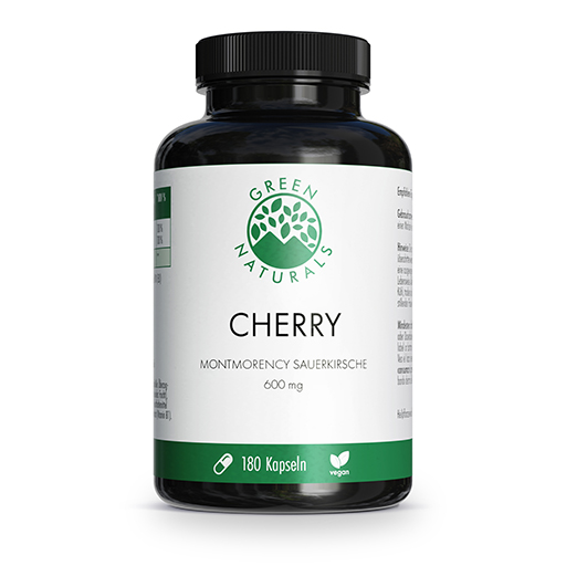 GREEN NATURALS Montmorency Sauerkirsch vegan Kaps.  180 St  Kapseln