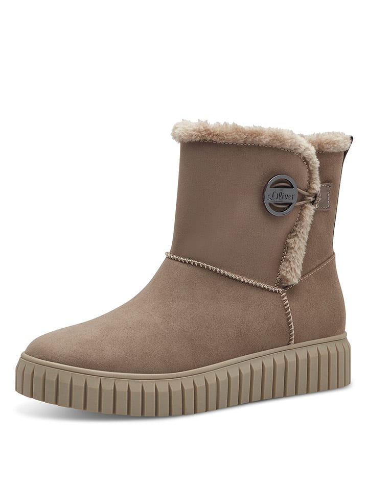 s.Oliver Boots in Taupe günstig kaufen
