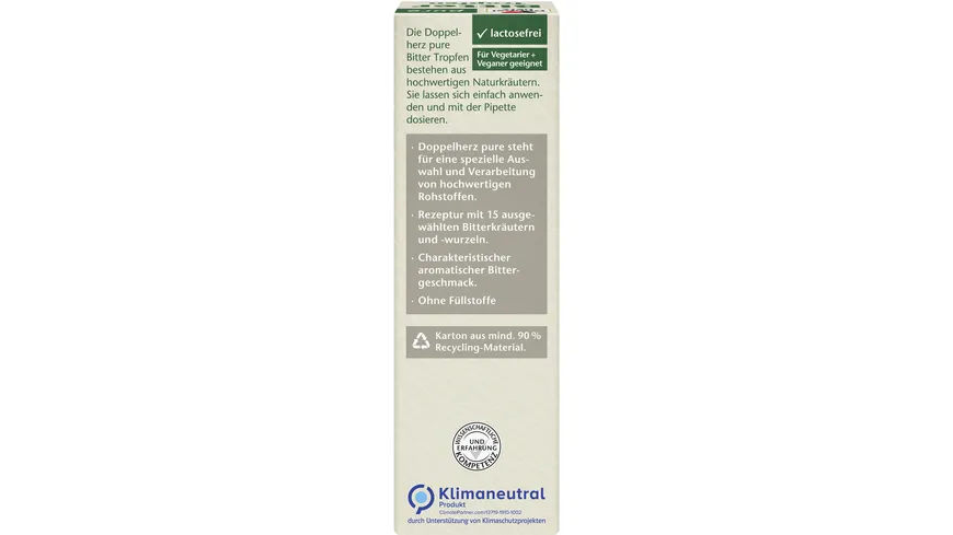 Doppelherz pure Bitter Tropfen 50 ml 50 ml