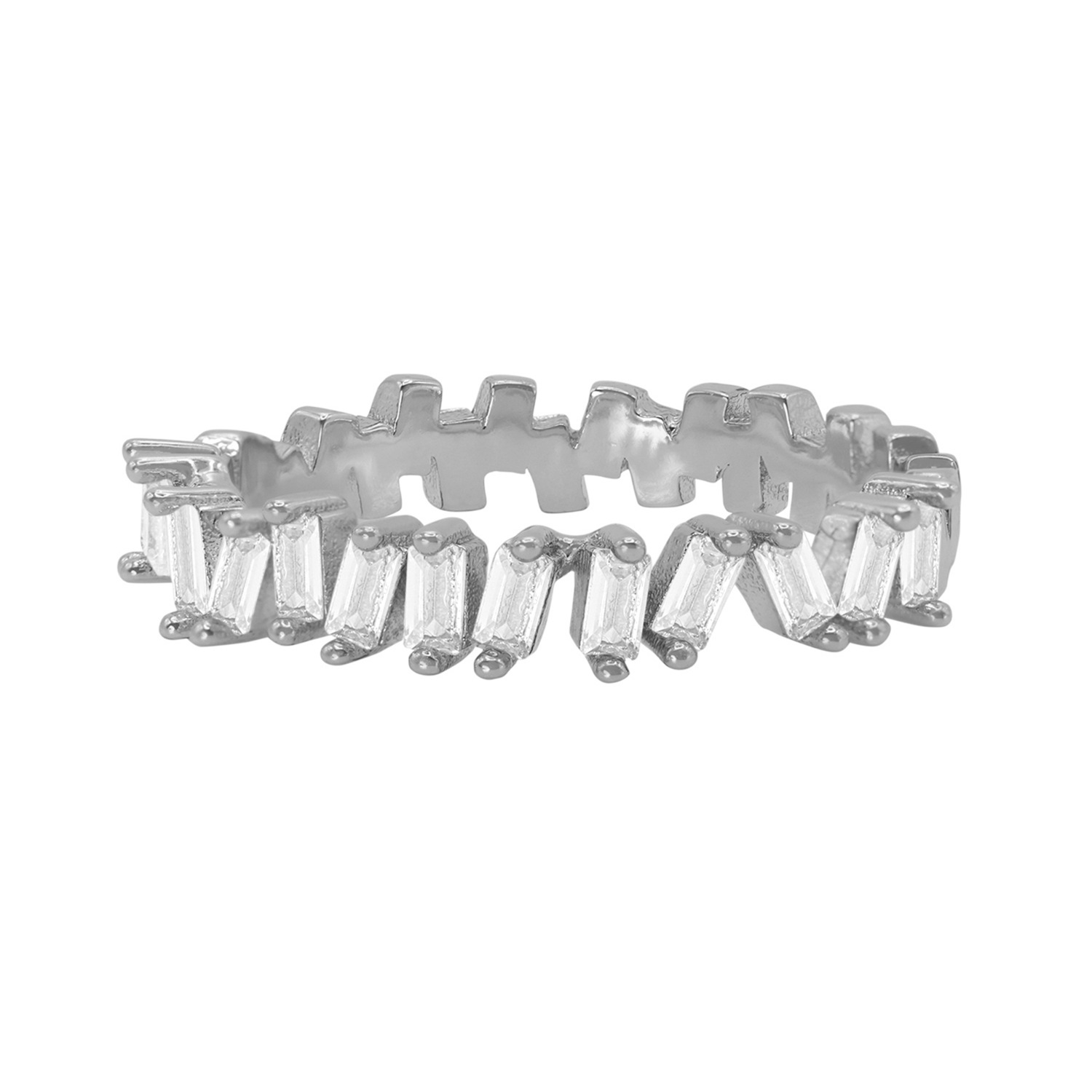 Heideman Esme ring, polished silver color