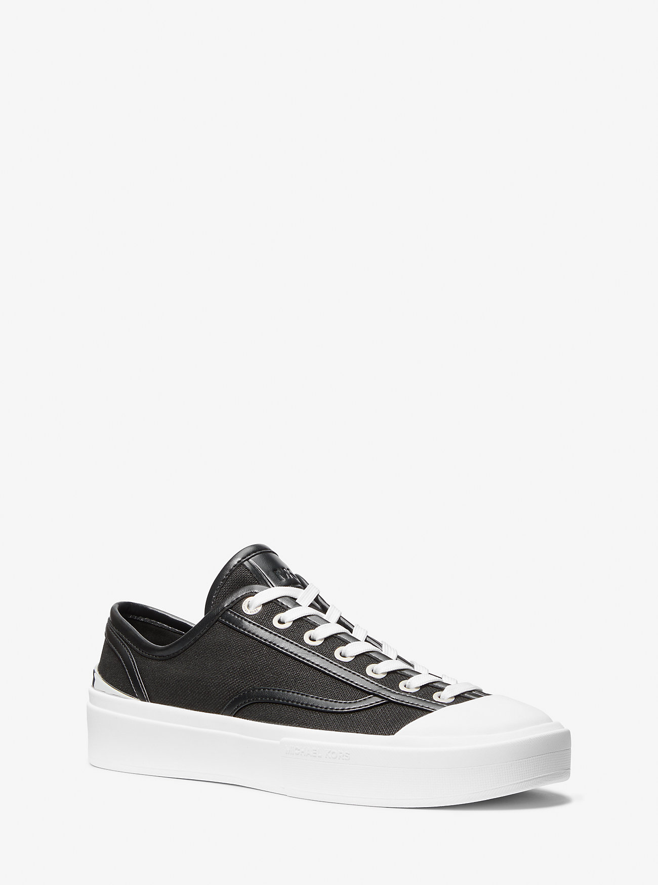 Sneakers Jude in misto lino - NERE