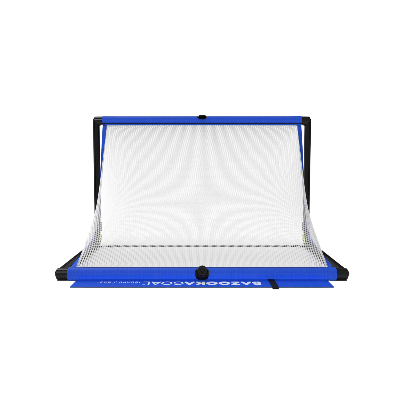 Bazookagoal Teleskoptor | 150x90 cm Blau Weiss