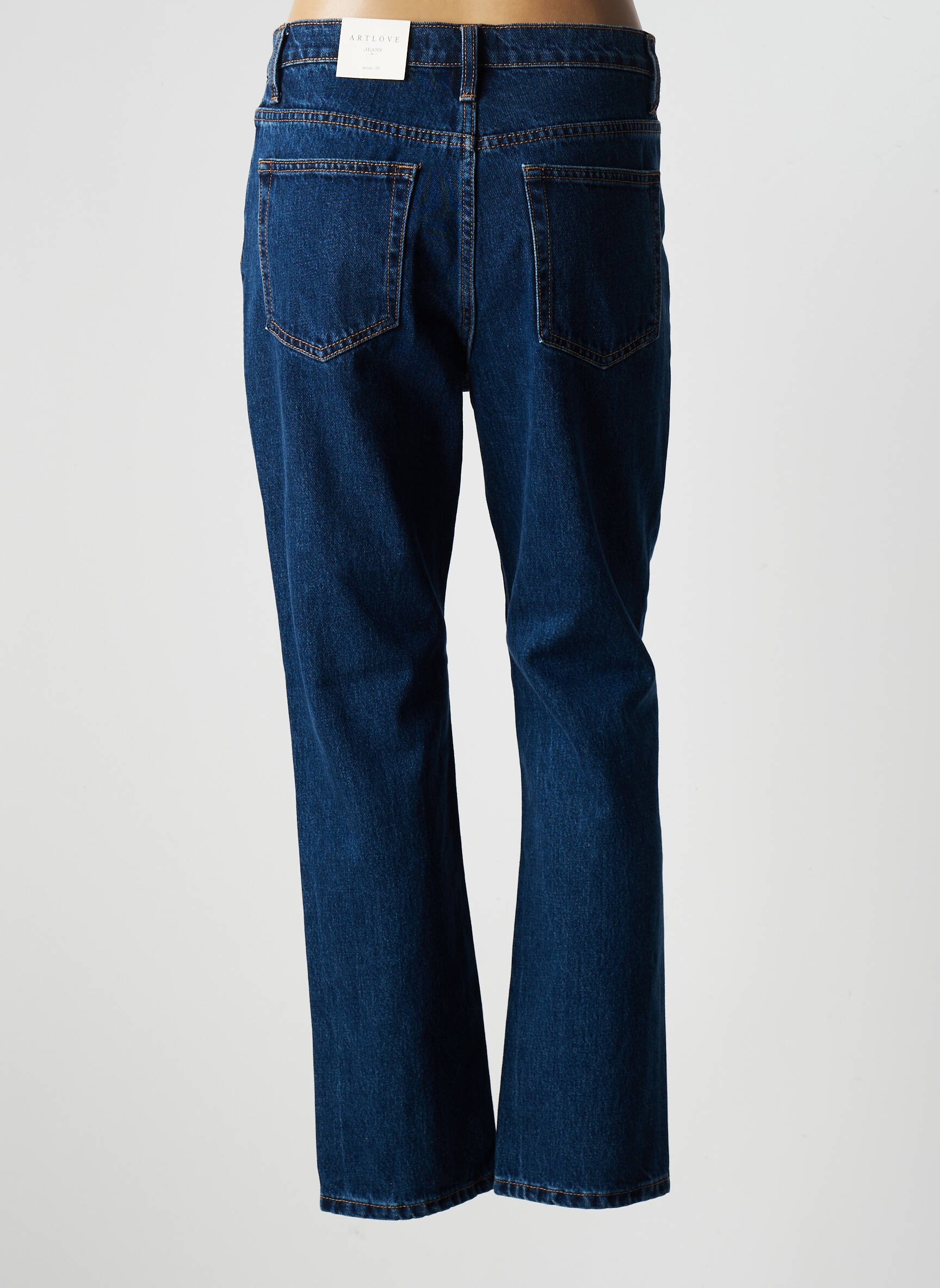Artlove Jean Mom Femme couleur bleu