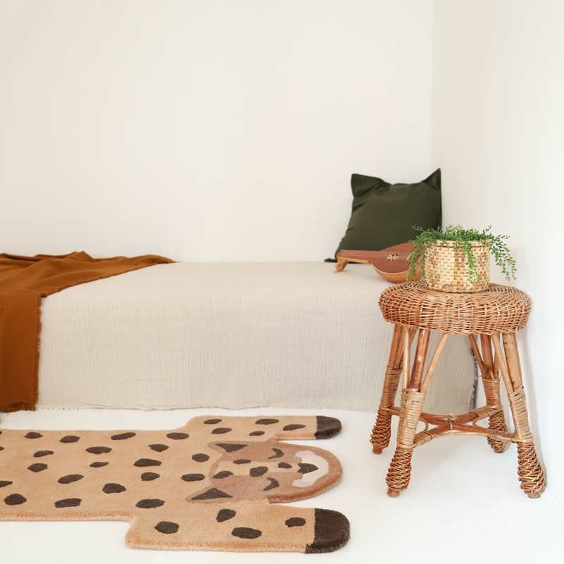 Tapis léopard 90x125cm KUMAKO