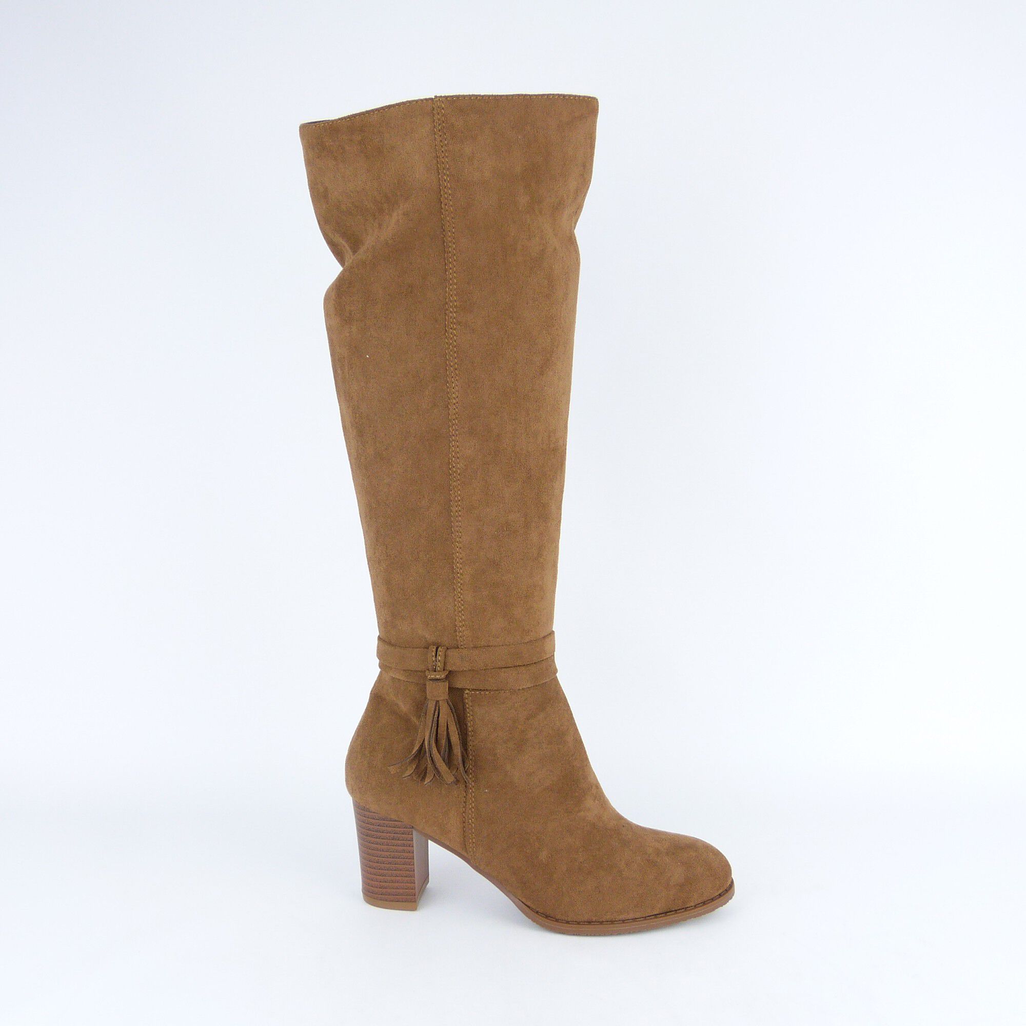 Bottes à talon avec lien cheville
