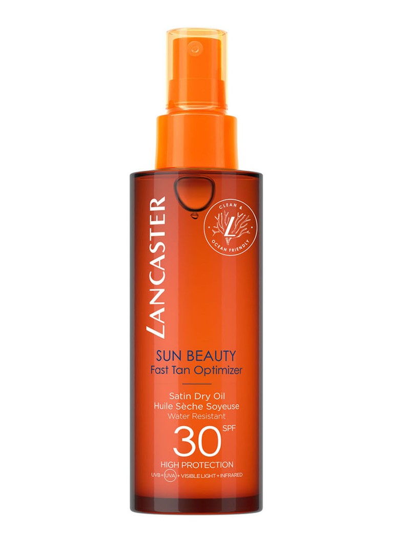 Ulei solar satinat Lancaster Sun Beauty pentru un bronz rapid SPF 30