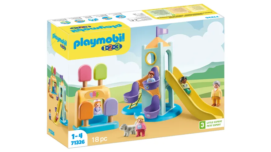 PLAYMOBIL 71326 1.2.3 Erlebnisturm mit Eisstand
