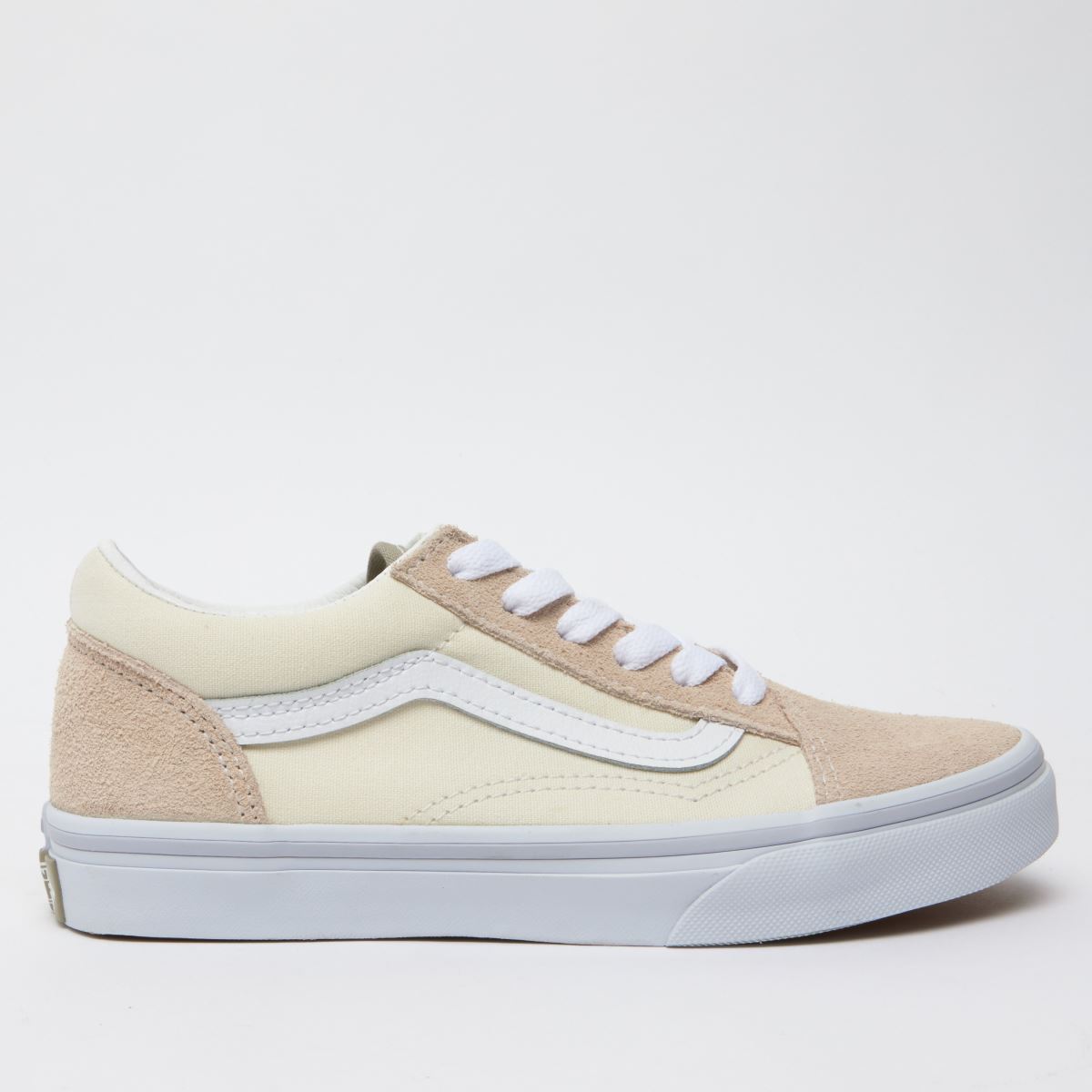 Vans naturliga old skool juniorsneakers