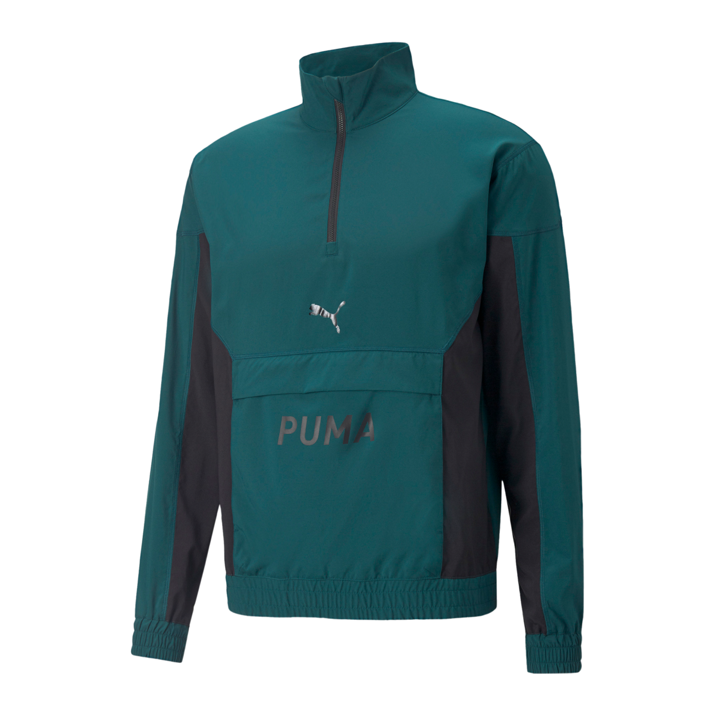 PUMA Fit Woven HalfZip Sweatshirt Grün F24
