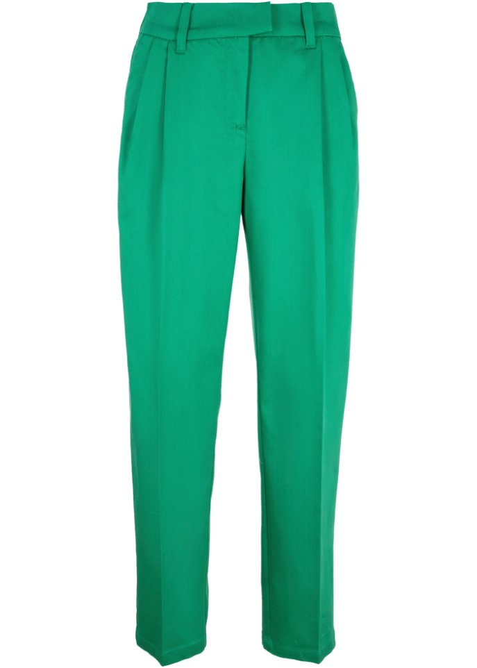 Baumwoll-Bundfaltenhose