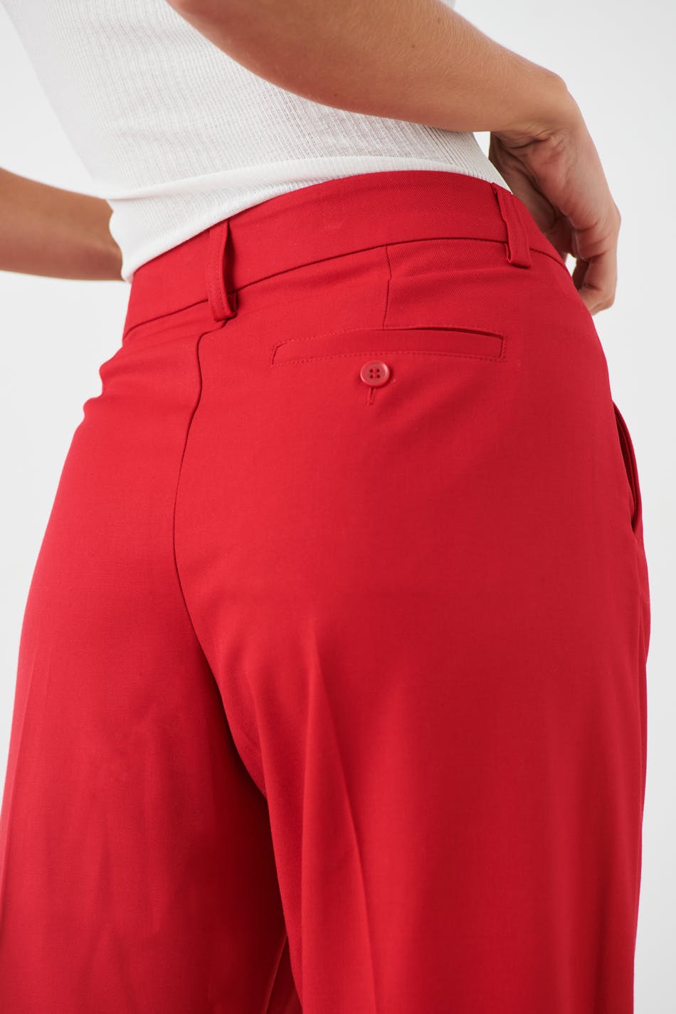 Low waist suit trousers