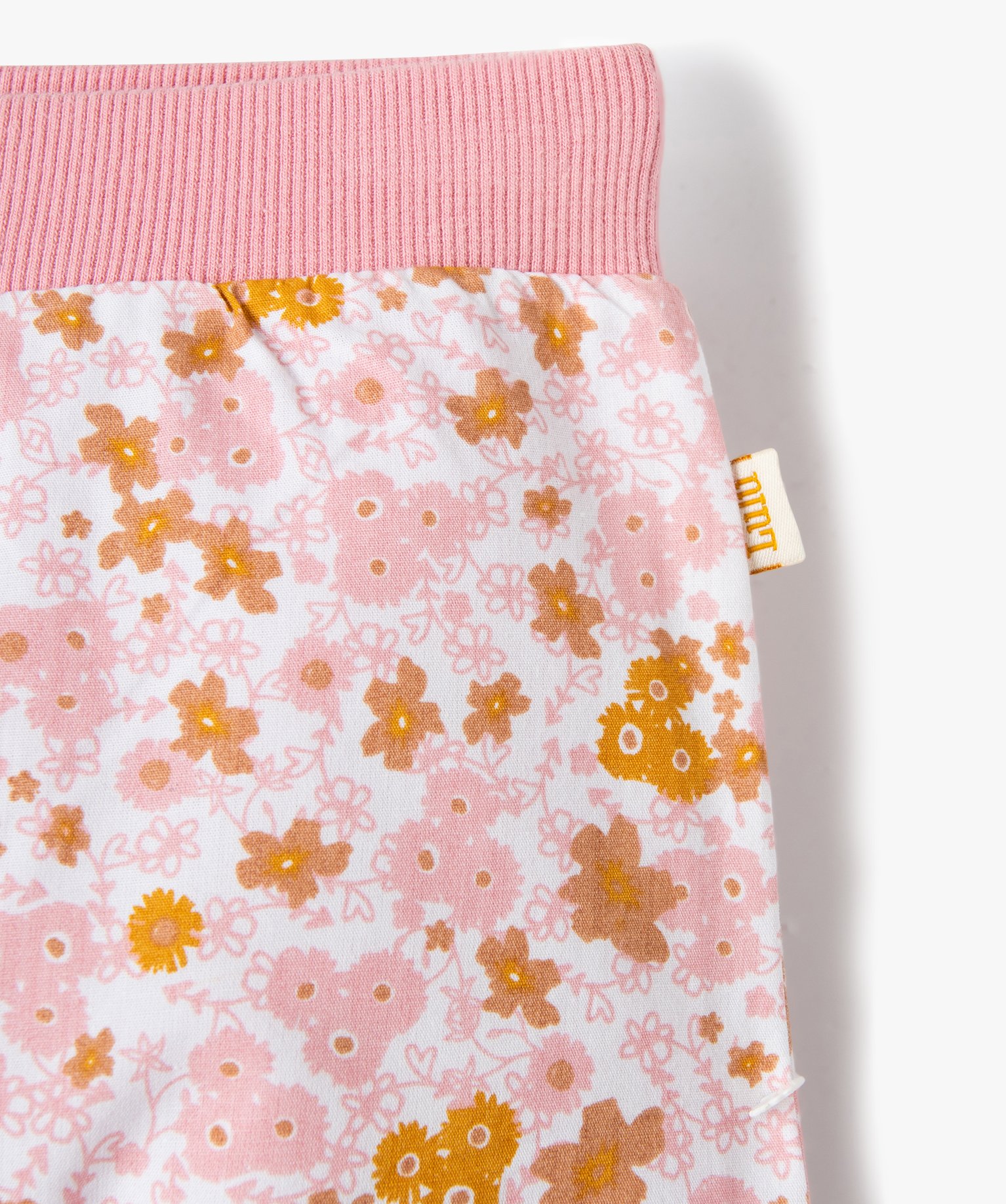 Pantalon bébé fille à motifs fleuris entièrement doublé... rose | GEMO