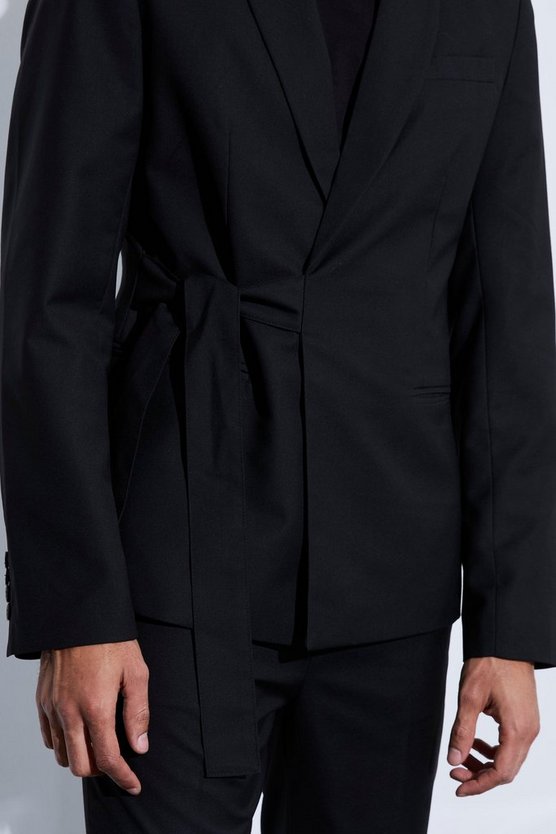 Slim-Fit Wickel-Blazer