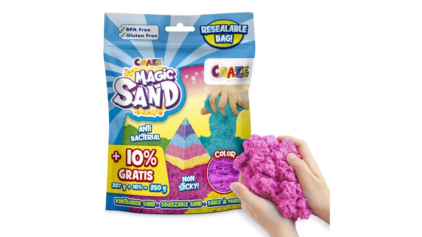 CRAZE - MAGIC SAND Starter Foilbag, 1 Stück, sortiert