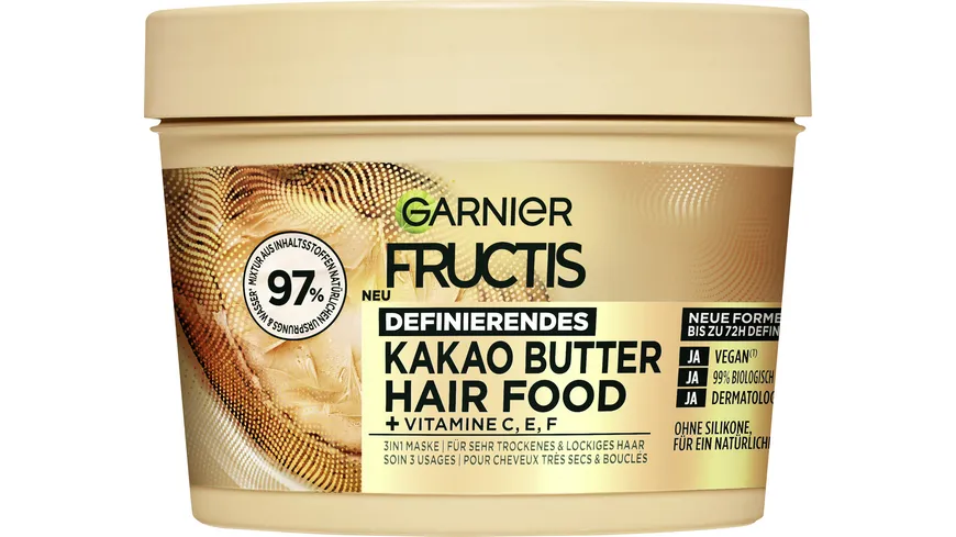 Garnier Fructis Maske Hairfood Kakao Butter 400 ml
