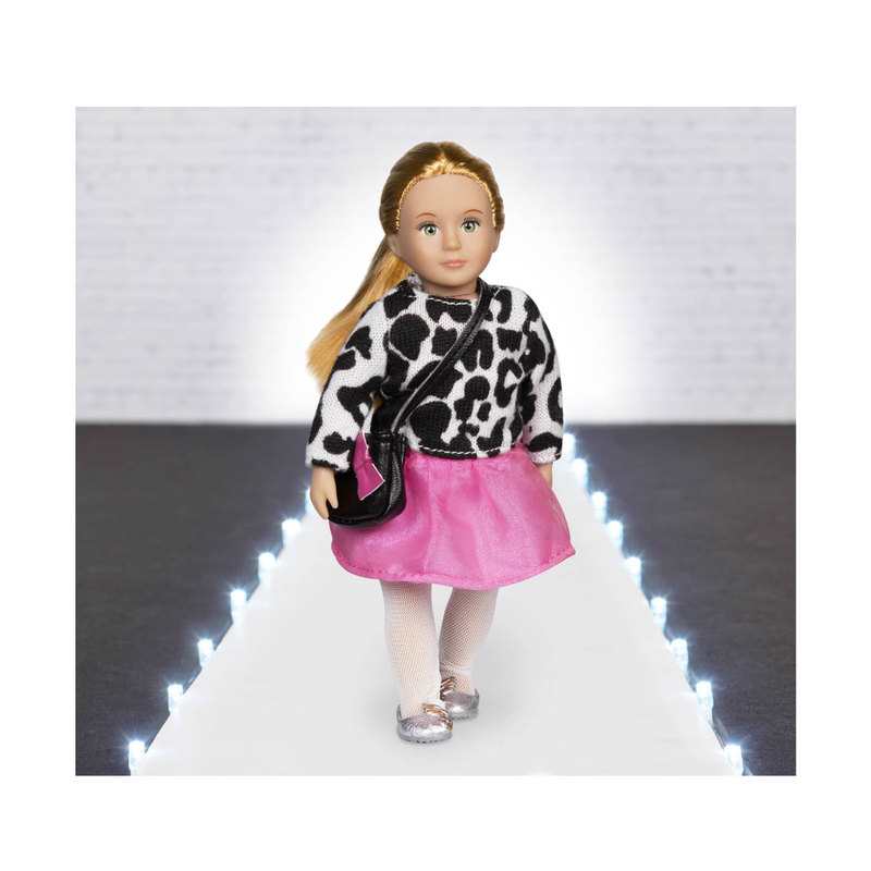 Ensemble jupe et pull pour poupée 15 cm