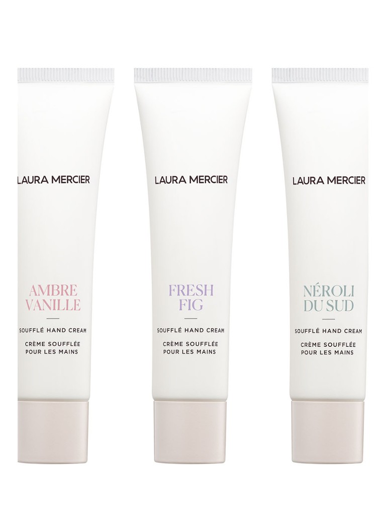 Laura Mercier Decadent Dreams Souffle' Hand Cream Trio - Limited Edition travel size hand cream set