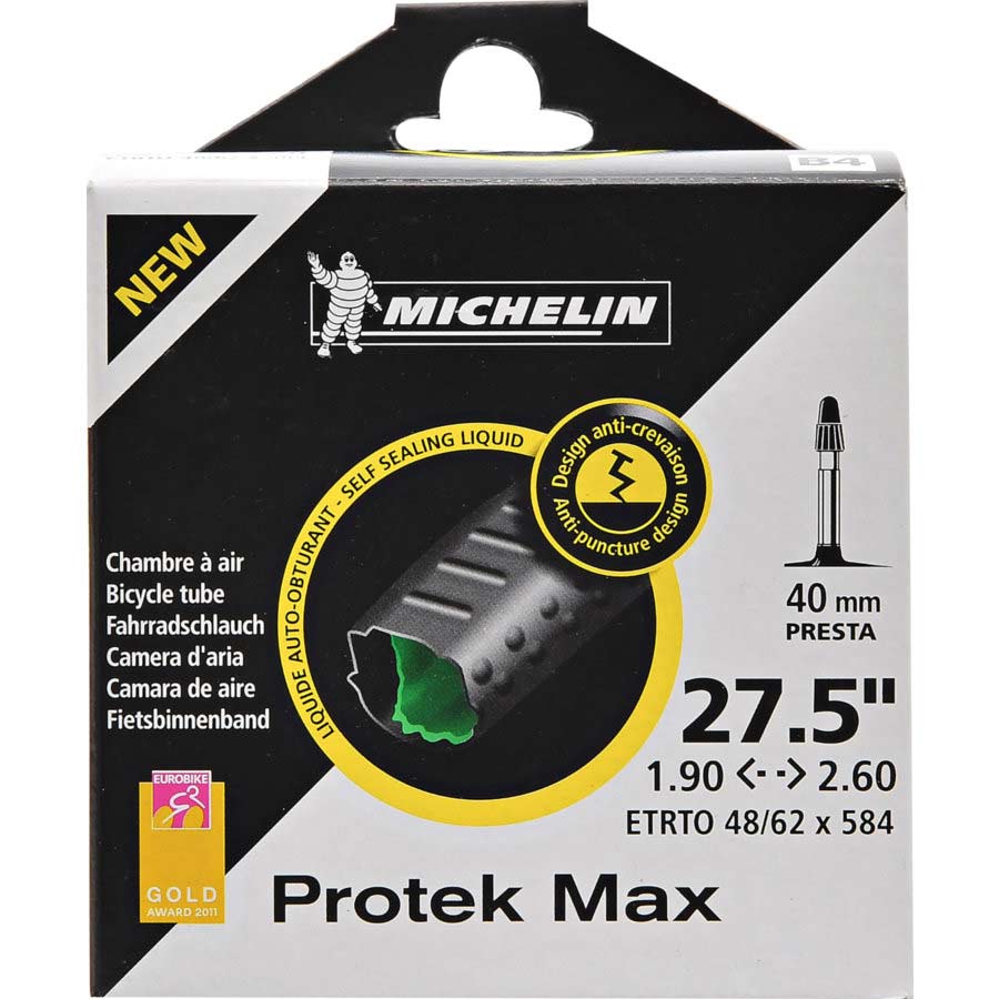Michelin Fahrradschlauch, 27,5x1,9/2,5 PV PM, 1 Stück - ATU