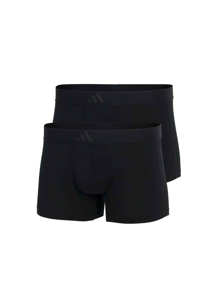 adidas Boxershorts BOXER TRUNK 2P in Black günstig kaufen