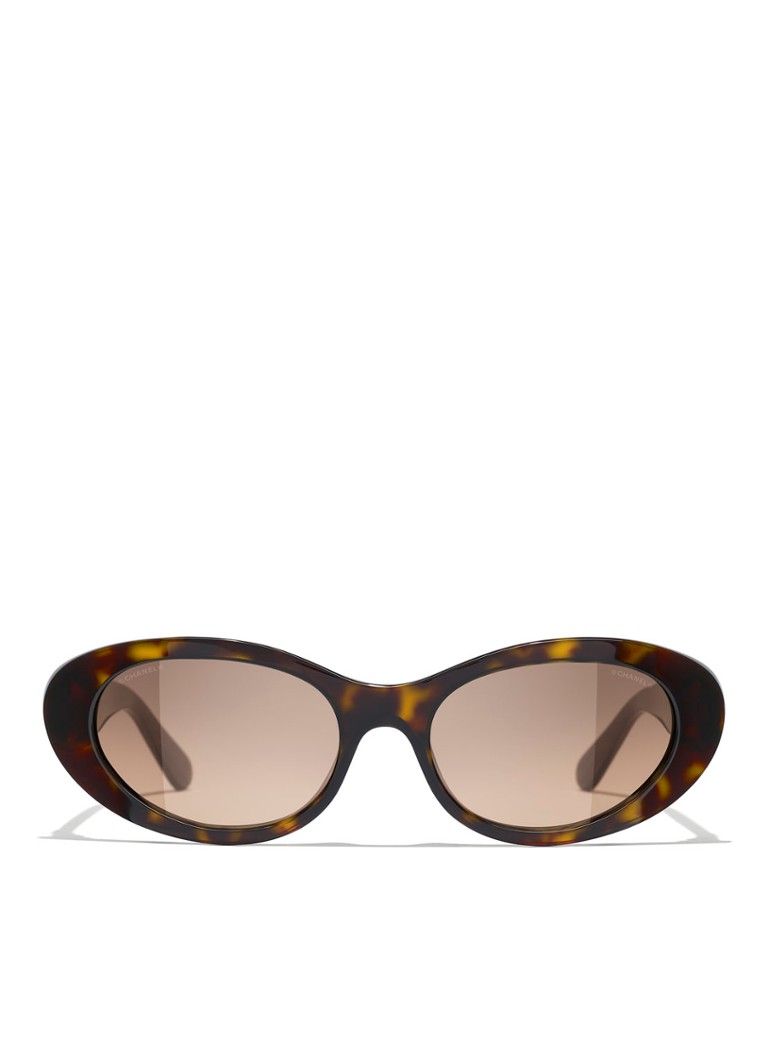 Ochelari de soare ovali Chanel
