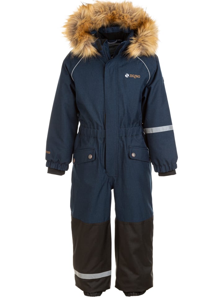 Zigzag Schneeanzug Kingo Melange Coverall in 2048 Navy Blazer günstig kaufen 92