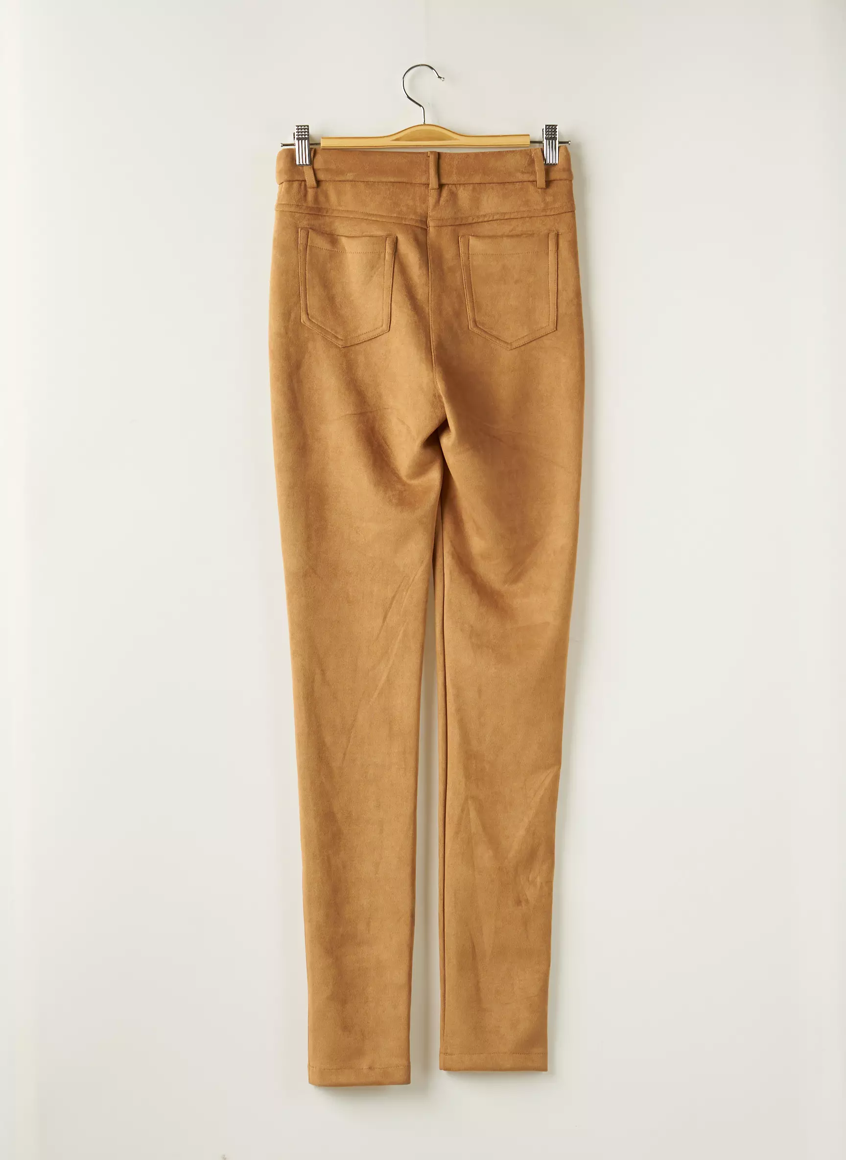 Absolu Pantalons Slim Femme couleur marron