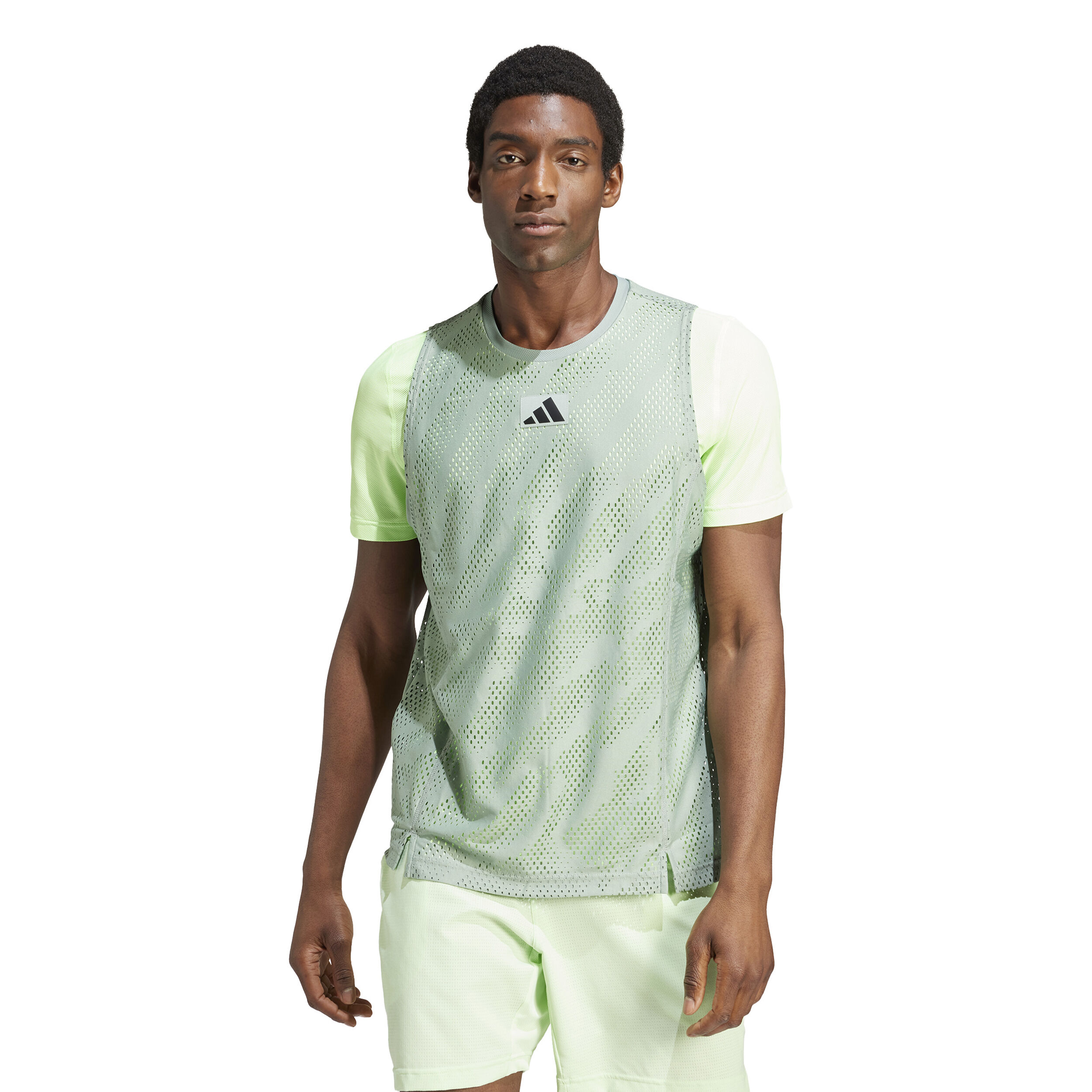 Mesh Pro T-Shirt Herren - Hellgrün, Limette