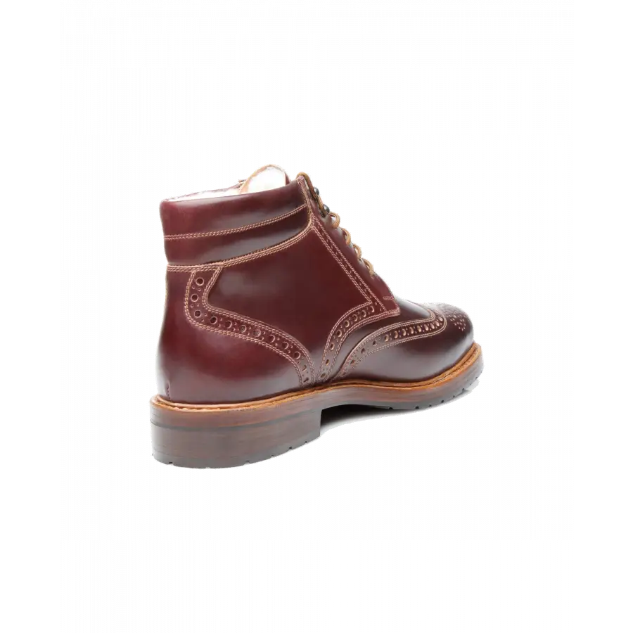 Heinrich Dinkelacker - Stiefeletten BUDA FULL-BROGUE C Cordovan - rot
