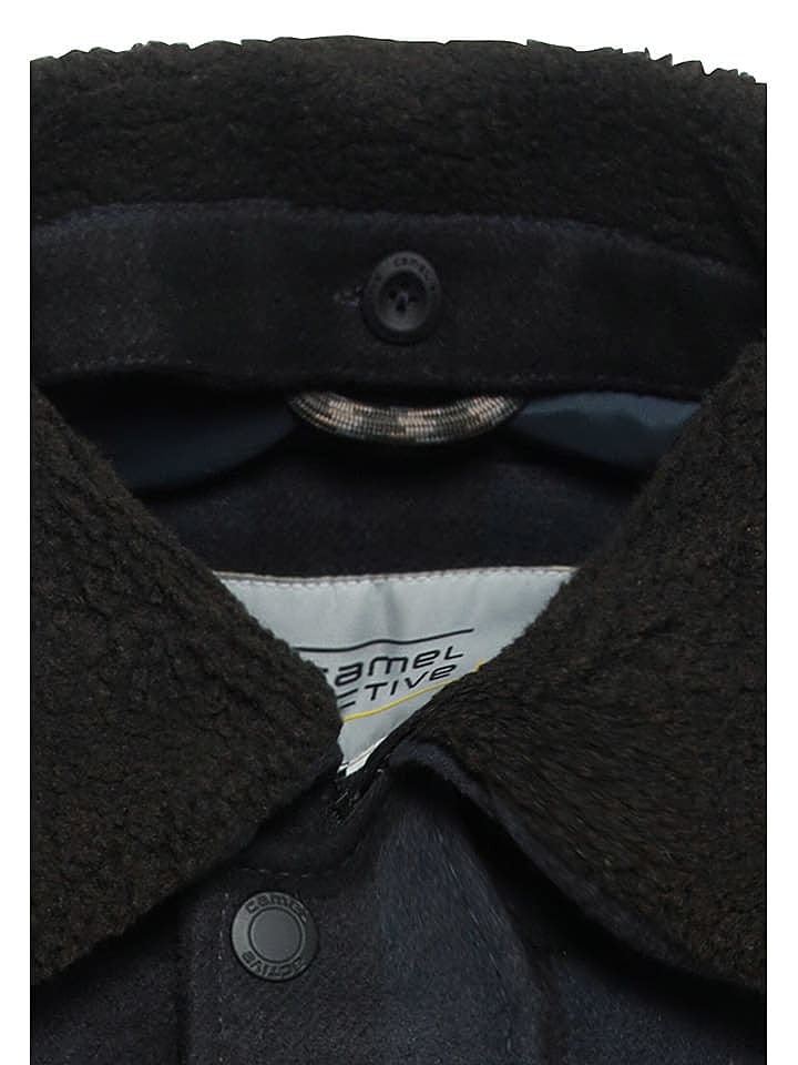 Camel Active Hemdjacke in Schwarz/ Anthrazit günstig kaufen 52