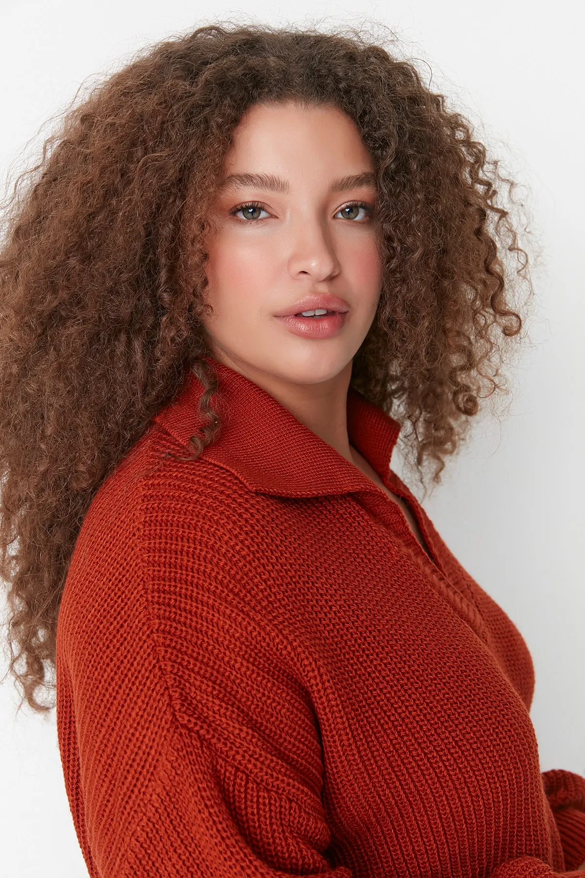 Trendyol Curve  Kachelstrickpullover TBBAW23AN00081