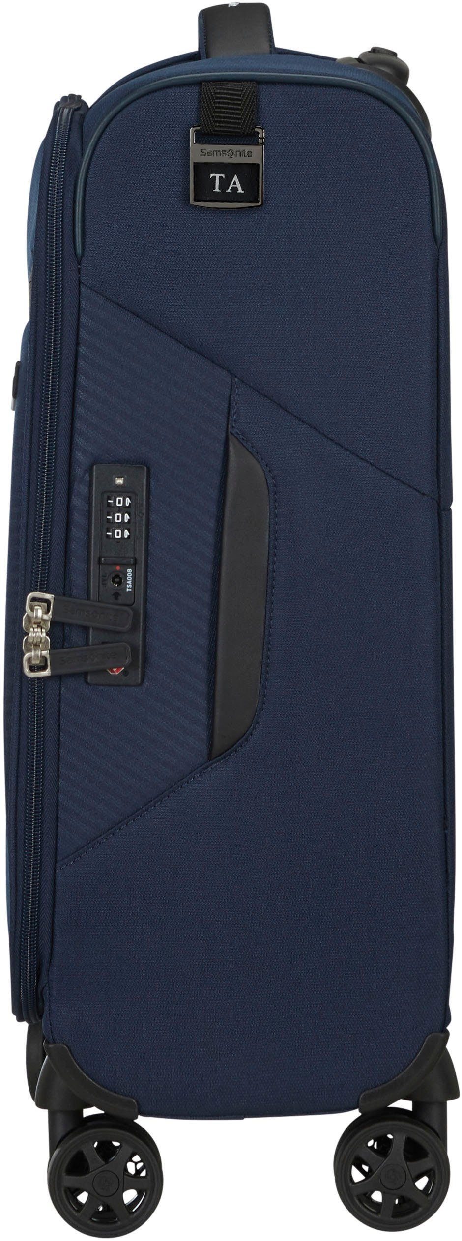 Samsonite Weichgepäck-Trolley Litebeam, midnight blue, 55 cm, 4 Rollen