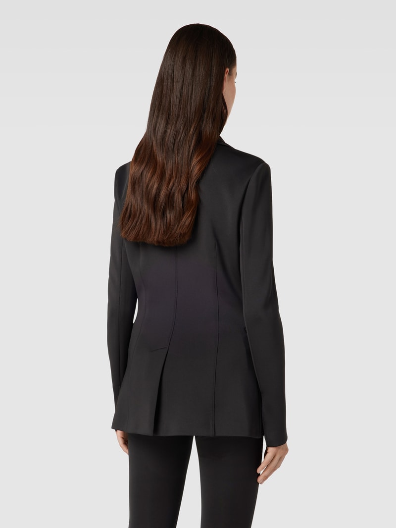 Blazer mit Paspeltaschen in schwarz