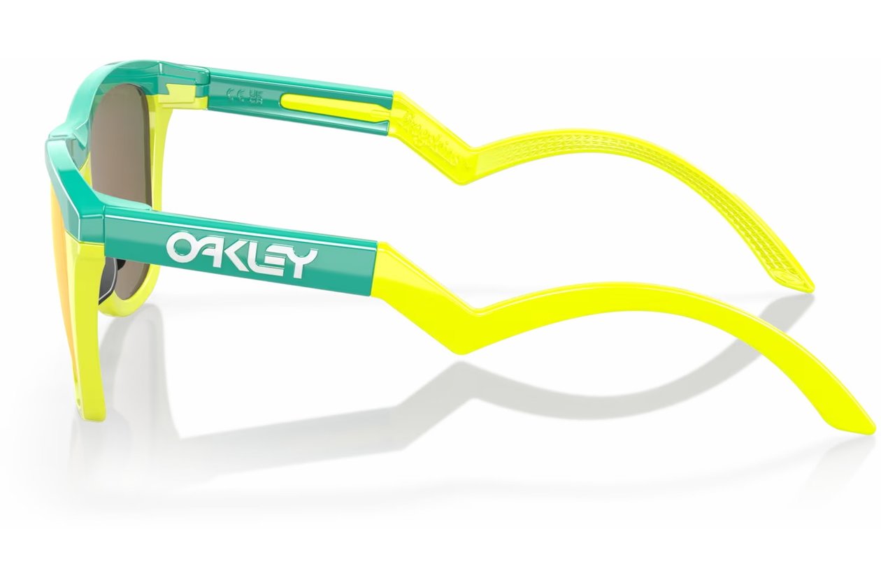 Oakley Frogskins Hybrid Celeste/ Tennis Ball Yellow - Prizm Ruby