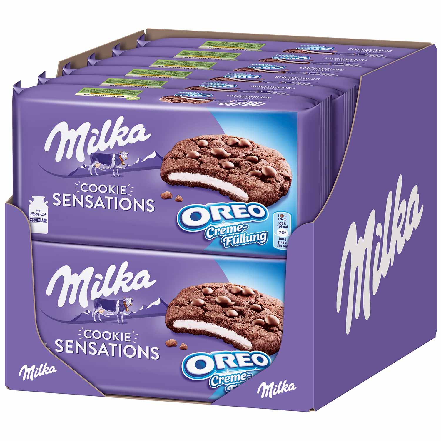 Milka Cookie Sensations Oreo 156g