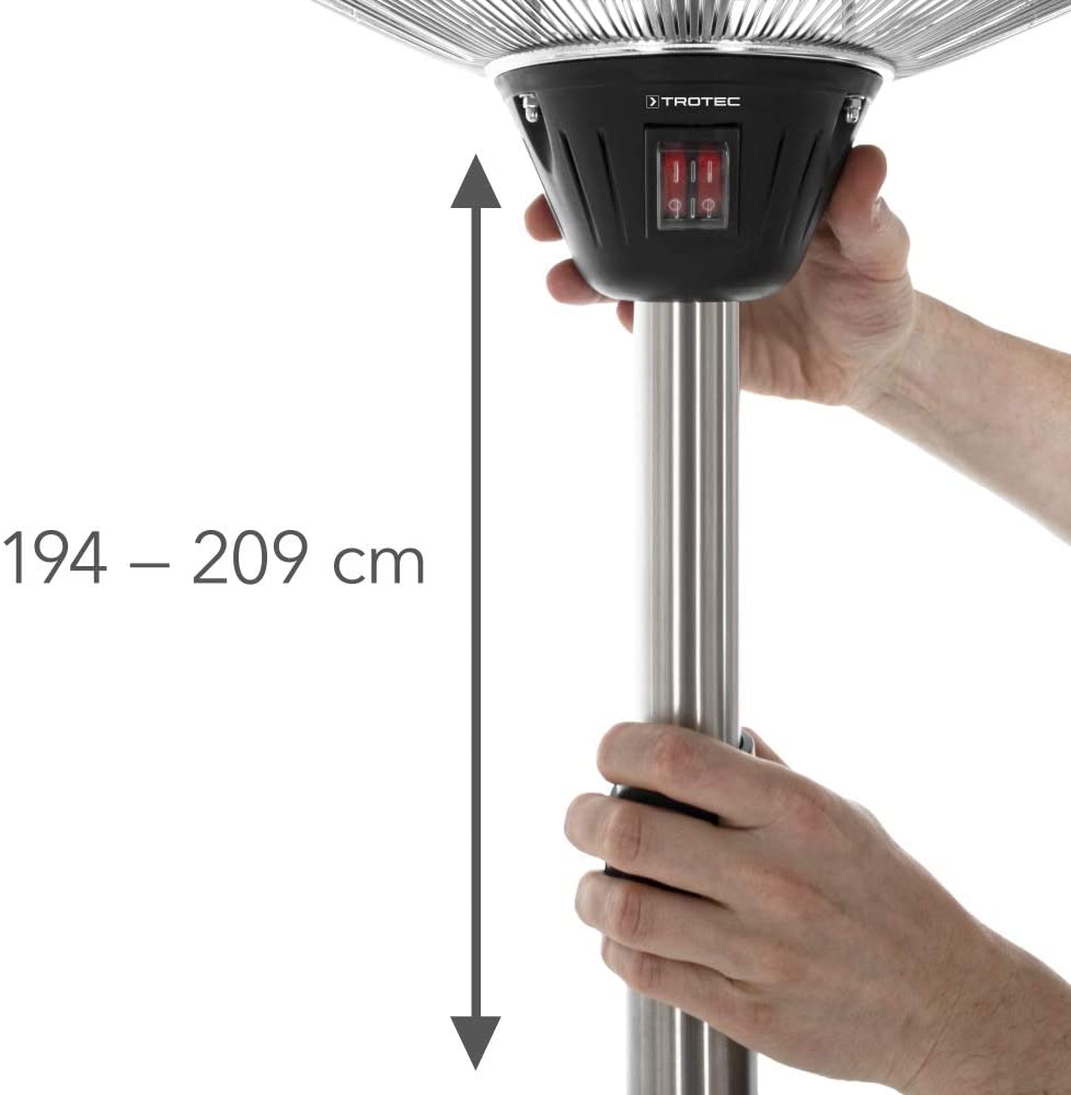 Trotec 1410003930 IRS 2020 Design-varmeapparat 2000 watt