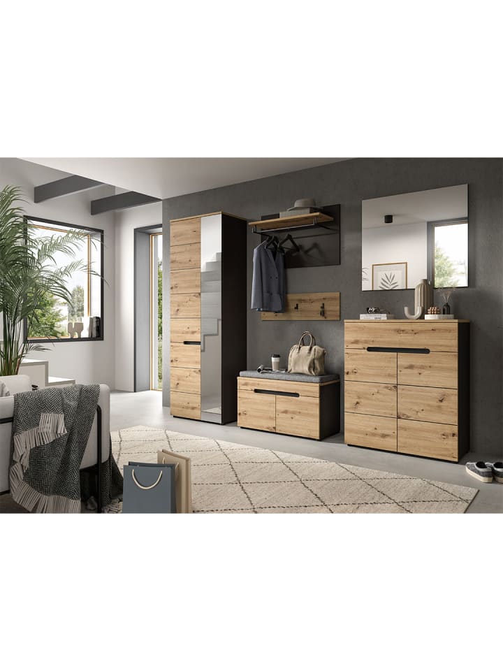 ebuy24 Garderobenmöbel Canu Eiche 160 x 37 cm günstig kaufen onesize