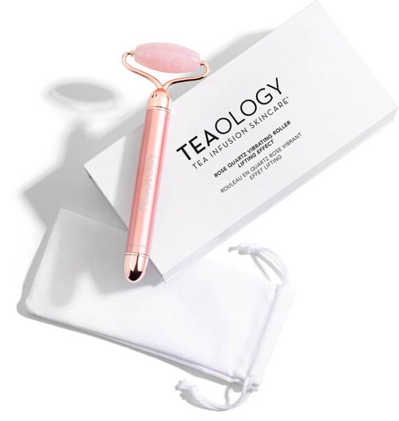 TEAOLOGY Vibrating Rose Quartz Lifting Roller Gesicht Roll-On