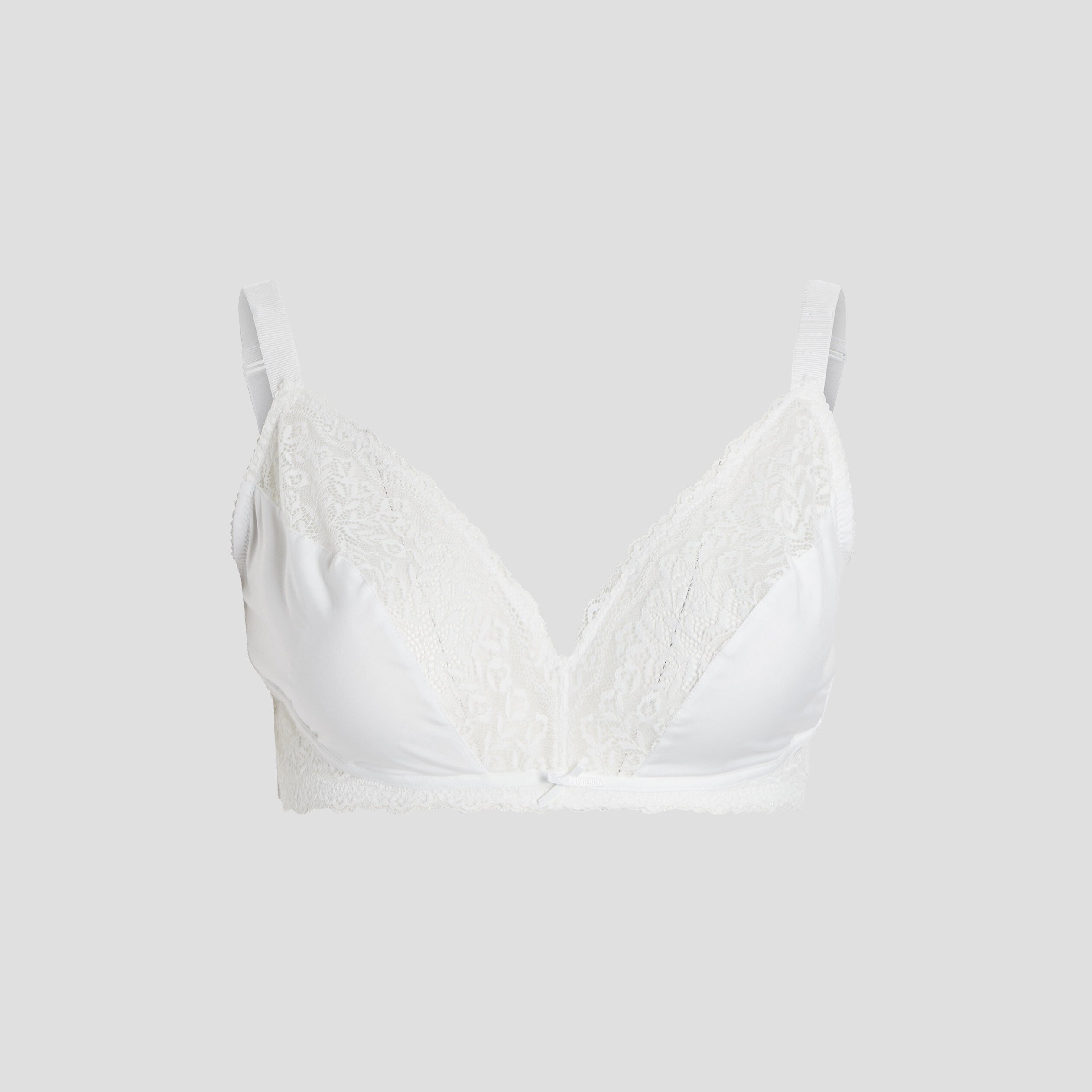 Soutien-gorge triangle blanc femme grande taille | La Halle
