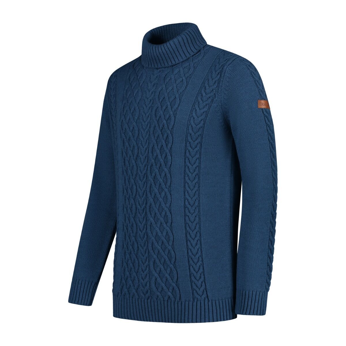 Travelin' Coll Oulu blaue Herren Pullover